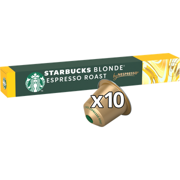 Starbucks® by Nespresso® Blonde Espresso Roast 10 Koffiecups - JUMBO