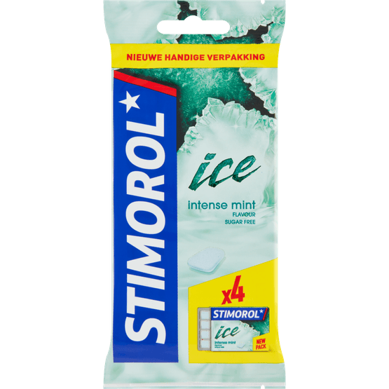 Stimorol Kauwgom ice intense mint - Dirk