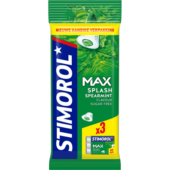 Stimorol Kauwgom max spearmint - Dirk