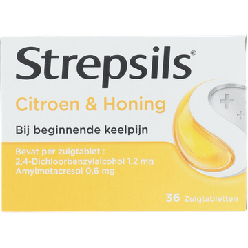Strepsils Citroen / Honing zuigtabletten bij keelpijn - JUMBO