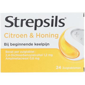 Strepsils Citroen / Honing zuigtabletten bij keelpijn - JUMBO