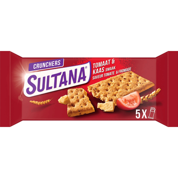 Sultana Crunchers Kaas/Tomaat - JUMBO