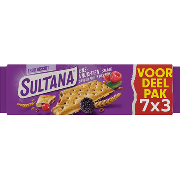 Sultana FruitBiscuit Bosvruchten Smaak Voordeelpak - JUMBO