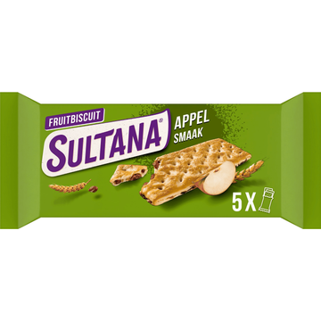 Sultana FruitBiscuits Appel - JUMBO