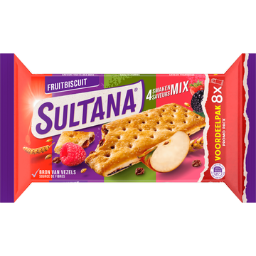 Sultana FruitBiscuits Mix 8-pak - JUMBO
