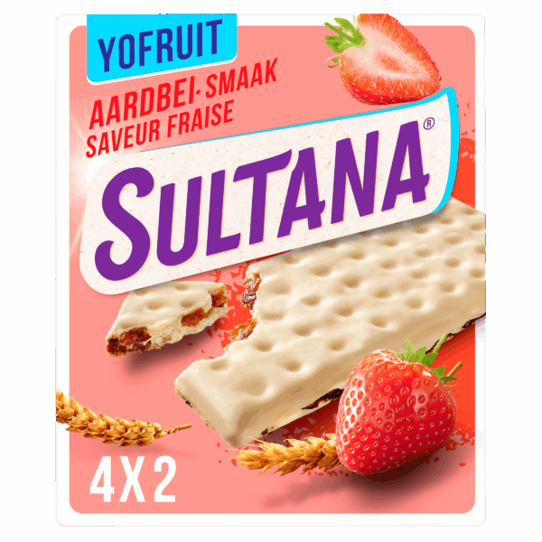 Sultana YoFruit Aardbei - PLUS