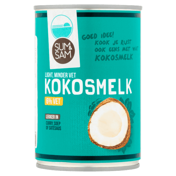 Sum en Sam Kokosmelk 6% vet - PLUS