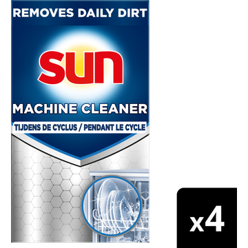 Sun Vaatwasmachinereiniger In-Wash 4 doses - JUMBO