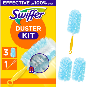 Swiffer Duster Plumeauset (1 Handvat + 3 Navullingen) - JUMBO