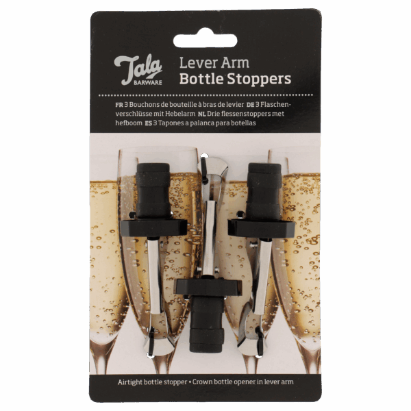Tala Flessenstopper met hefboom 3st. - PLUS