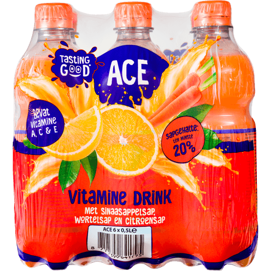 Tasting Good Ace vitamine 6 x 500 ml - Dirk