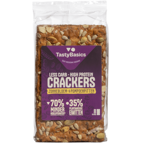 TastyBasics Cracker zonnebloem-pompoen - Dirk
