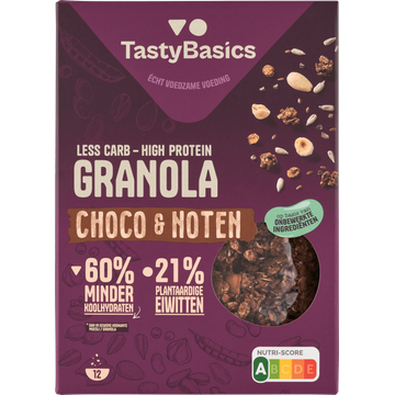TastyBasics Granola Choco & Noten - JUMBO