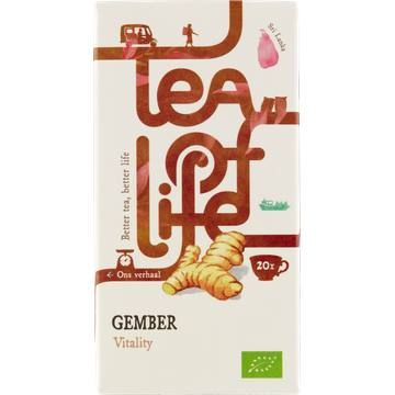Tea of Life Gember Vitality 20 Stuks - JUMBO