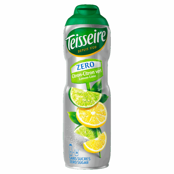 Teisseire Siroop Citroen Limoen Zero - PLUS
