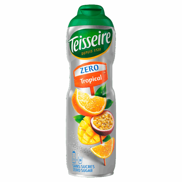 Teisseire Siroop Tropical Zero - PLUS