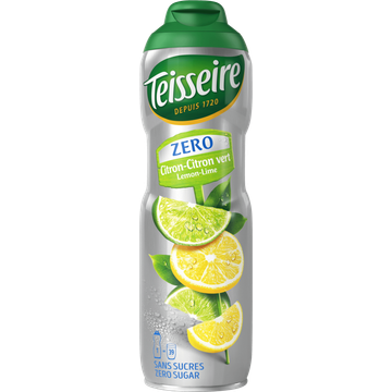 Teisseire Zero Suiker Citroen Limoen Siroop - JUMBO