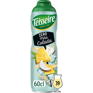 Teisseire Zero Suiker Pina Colada Cocktail Siroop - JUMBO