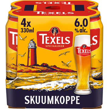 Texels Skuumkoppe Bier Blik 4 x 330ml - JUMBO