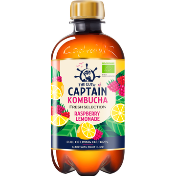 The Gutsy Captain Kombucha Raspberry Lemonade - JUMBO