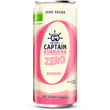 The Gutsy Captain Kombucha Zero Raspberry - JUMBO