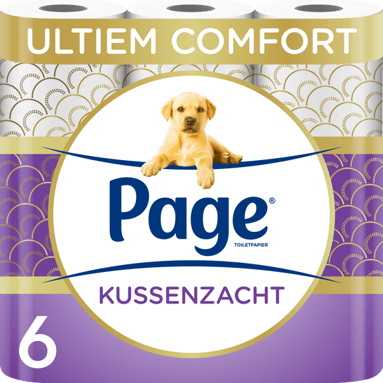 Toiletpapier 6 rollen kussenzacht - Dirk