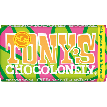 Tony's Chocolonely Melk Pecan Crunch Karamel - JUMBO