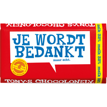 Tony's Chocolonely Melk - JUMBO