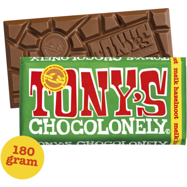 Tony's Chocolonely Reep Melk Hazelnoot - Albert Heijn