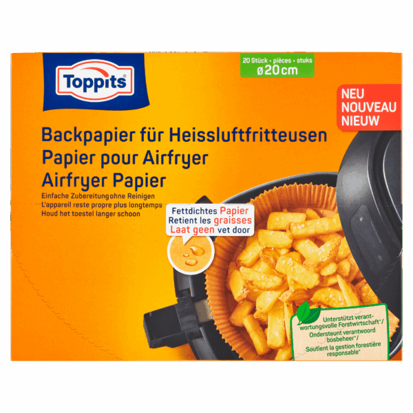 Toppits Bakvellen Airfryer 20cm - PLUS