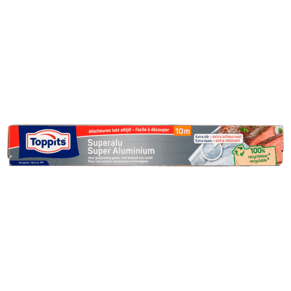 Toppits Super Aluminiumfolie 10m recycled - PLUS
