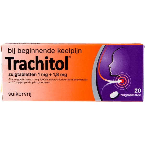 Trachitol Zuigtabletten beginnende keelpijn - Dirk