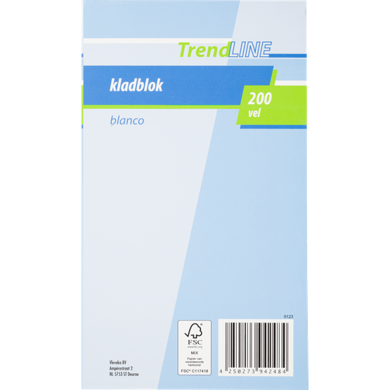Trendline Kladblok 200 vel - Dirk