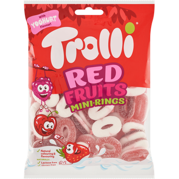Trolli Red Fruits Mini-Rings Gom - JUMBO