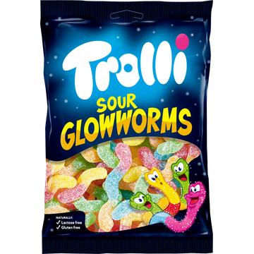 Trolli Sour Glowworms - JUMBO