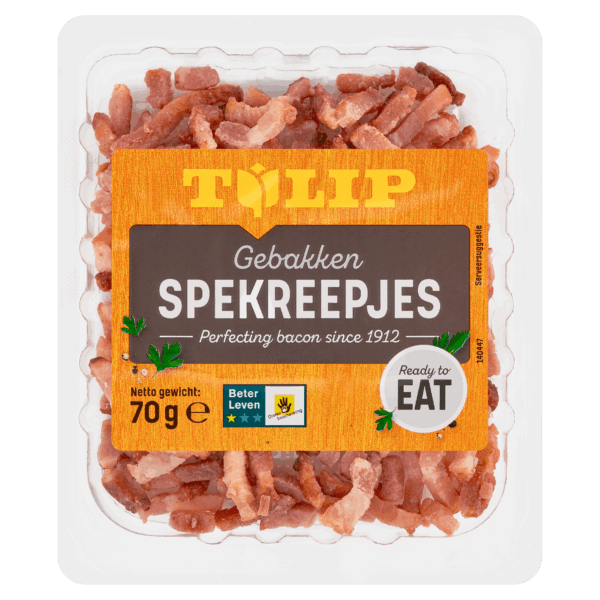 Tulip Gebakken spekreepjes - PLUS