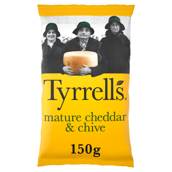 Tyrrells Mature Cheddar & Chive - PLUS