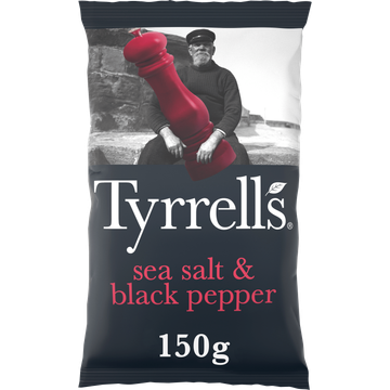 Tyrrells Sea Salt & Black Pepper - JUMBO