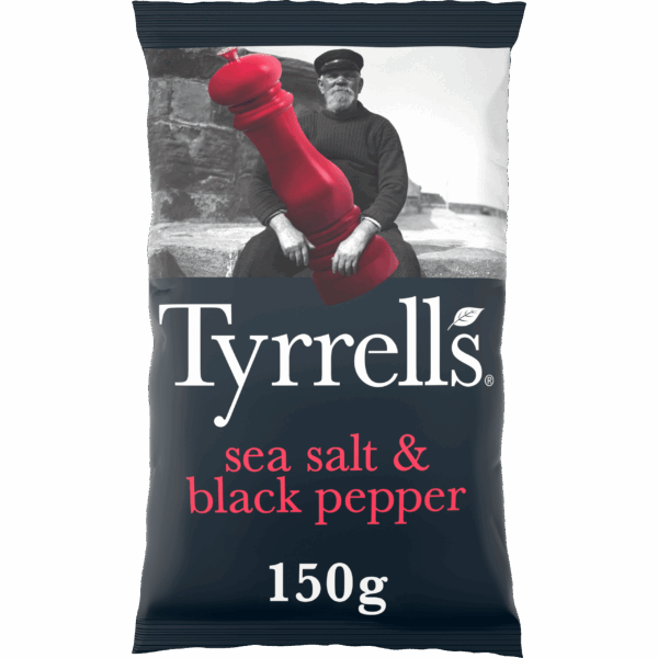 Tyrrells Sea Salt & Black Pepper - PLUS