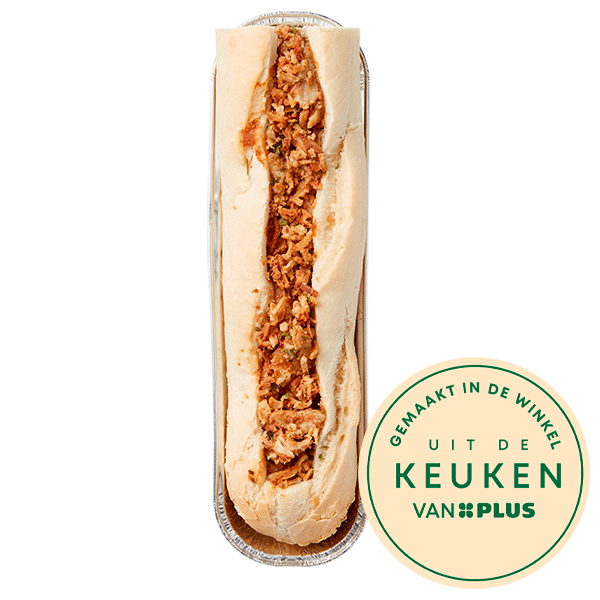Uit de keuken van PLUS Ovenbroodje kipsate - PLUS