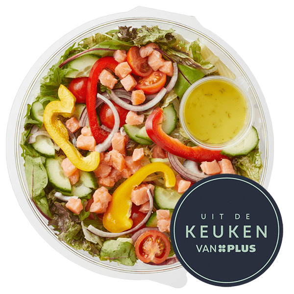 Uit de keuken van PLUS Salade gerookte zalm - PLUS
