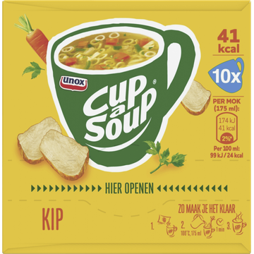 Unox Cup-a-Soup Kip 10 x 175 ml - JUMBO