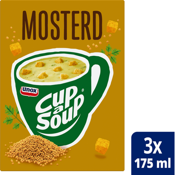 Unox Cup-a-Soup Mosterd 3 x 175ml - JUMBO