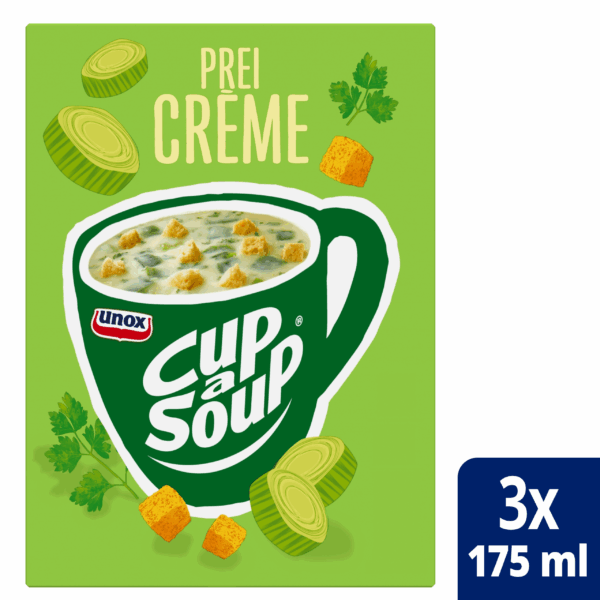 Unox Cup a Soup Prei Crème - PLUS