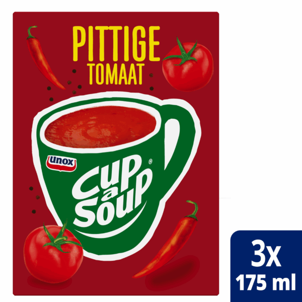 Unox Cup-a-soup pittige tomaat - PLUS