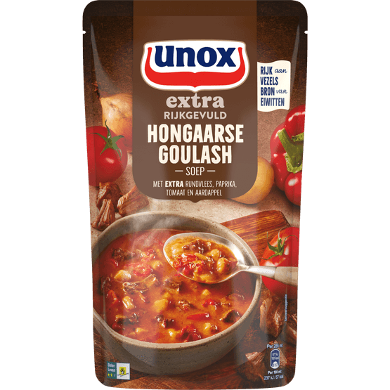 Unox Goulash soep extra rijkgevuld - Dirk