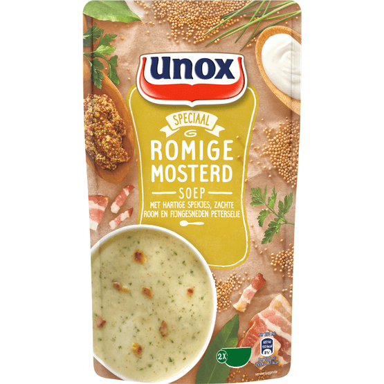 Unox Soep in zak romige mosterdsoep - Dirk