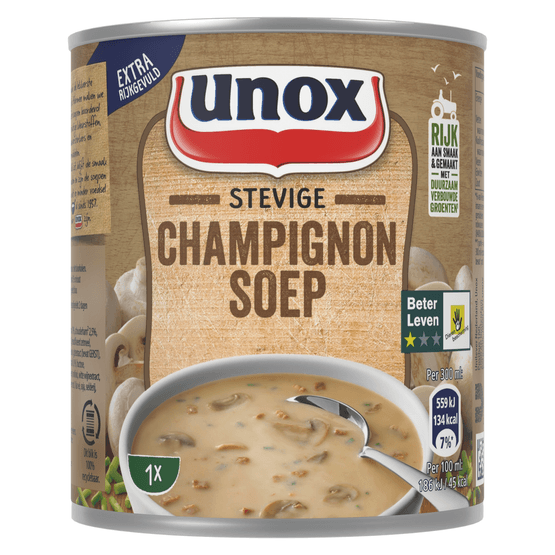 Unox Stevige champignonsoep - Dirk