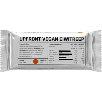 Upfront Vegan Eiwitreep Speculaas - JUMBO