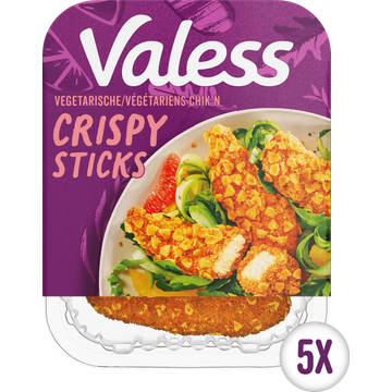 Valess Vegetarische Chik'n Crispy Sticks 5 Stuks - JUMBO